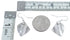 Native American Genuine Sterling Silver Hook Dangle Earrings AX125473